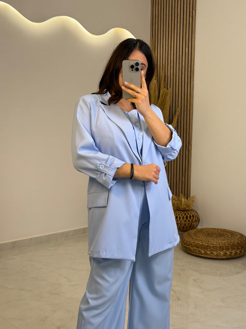 Kelly Blazer Baby Blue