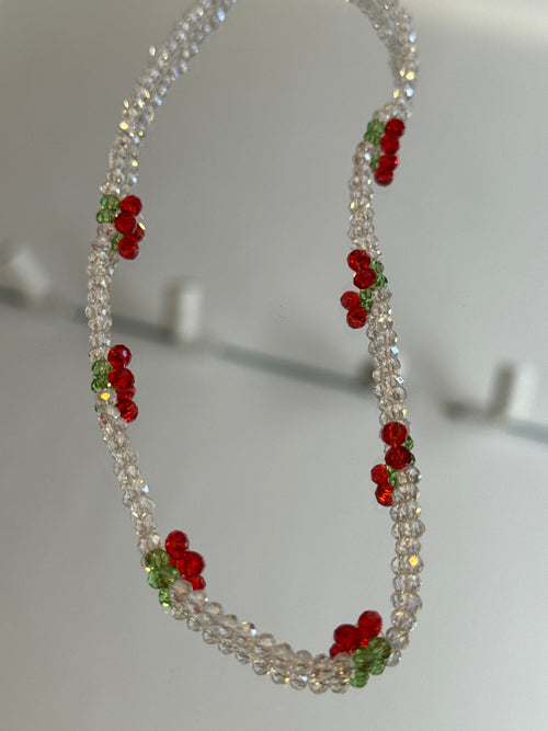 Cherry Necklace Stainless Steel