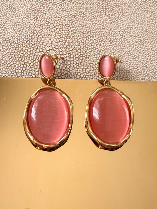 Melita Earrings Coral-Rose