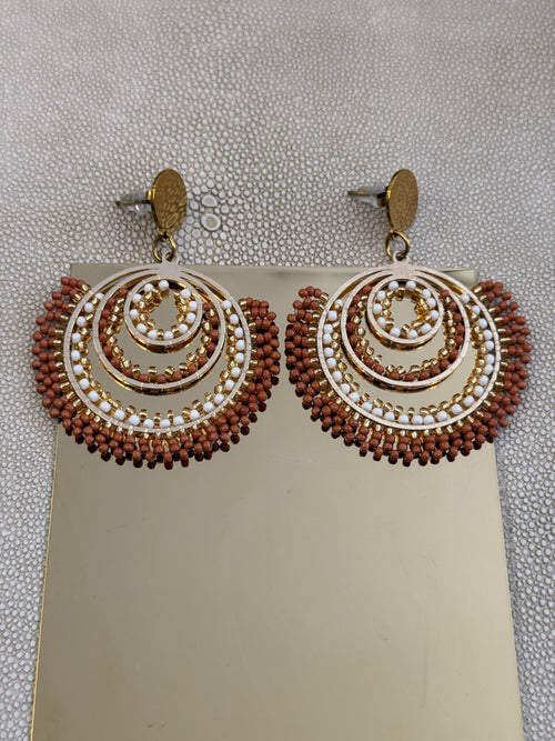 Kelly Earrings Brown