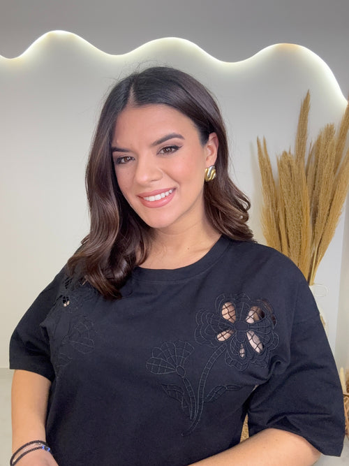 Elina T-shirt Black
