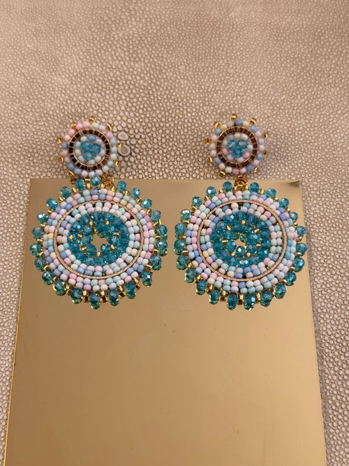 Zenia Earrings Γαλάζιο