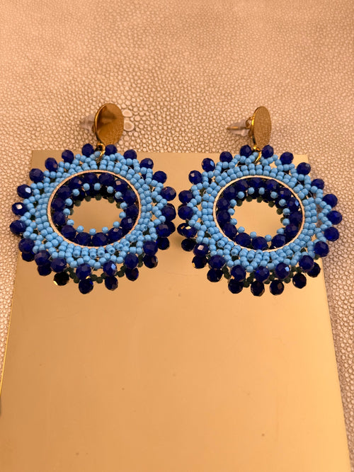 Kally Earrings Blue