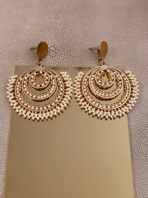 Kelly Earrings Ivory