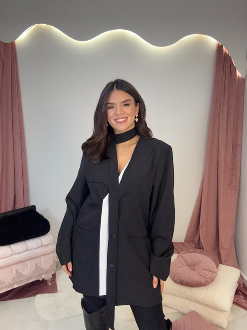 Valeria Blazer Black