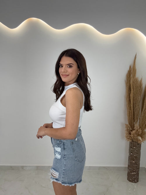 Jean Shorts Light Blue