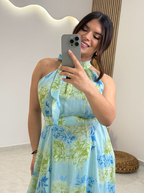 Alice Dress Aqua