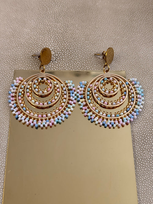 Kelly Earrings Colorful Pastel